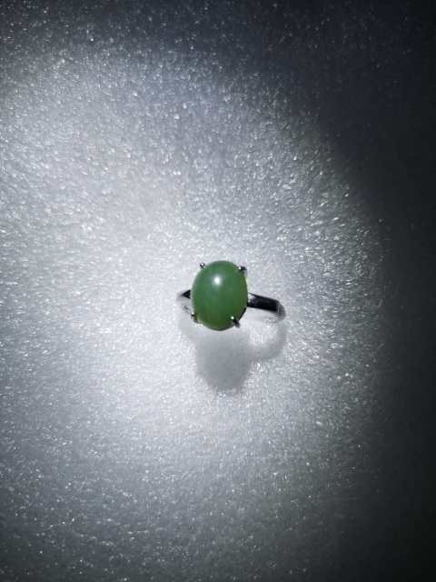 古玩玉器翡翠戒指面拍賣,當前價格150元