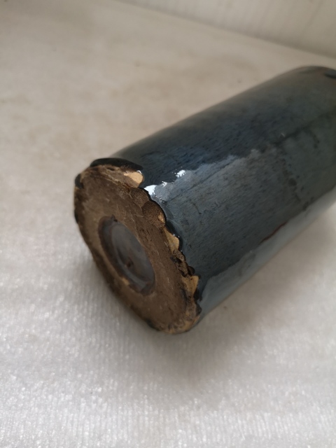 古玩陶瓷磁州窯系兔毫釉梅瓶拍賣,當前價格2888元