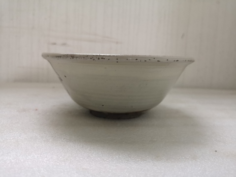 古玩陶瓷磁州窯白地黑福壽字碗拍賣,當前價格298元
