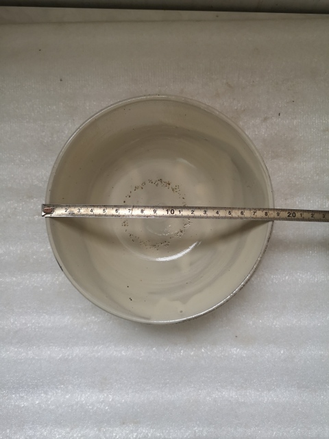 古玩陶瓷磁州窯白地黑福壽字碗拍賣,當前價格298元