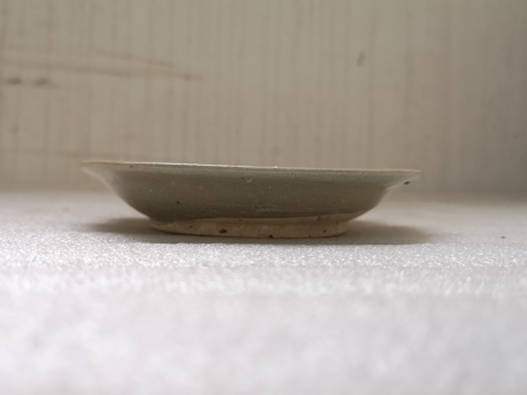 古玩陶瓷景德鎮窯系青白釉折沿盤拍賣，當前價格550元