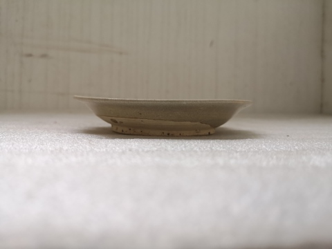古玩陶瓷景德鎮窯系青白釉折沿盤拍賣，當前價格550元