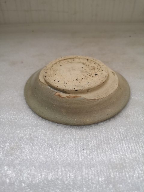 古玩陶瓷景德鎮窯系青白釉折沿盤拍賣，當前價格550元