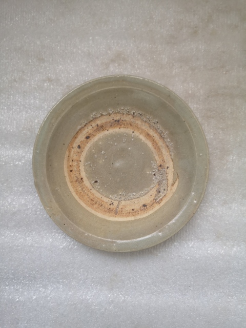 古玩陶瓷景德鎮窯系青白釉折沿盤拍賣，當前價格550元