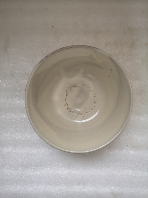 古玩陶瓷磁州窯白地黑福壽字碗拍賣,當前價格298元