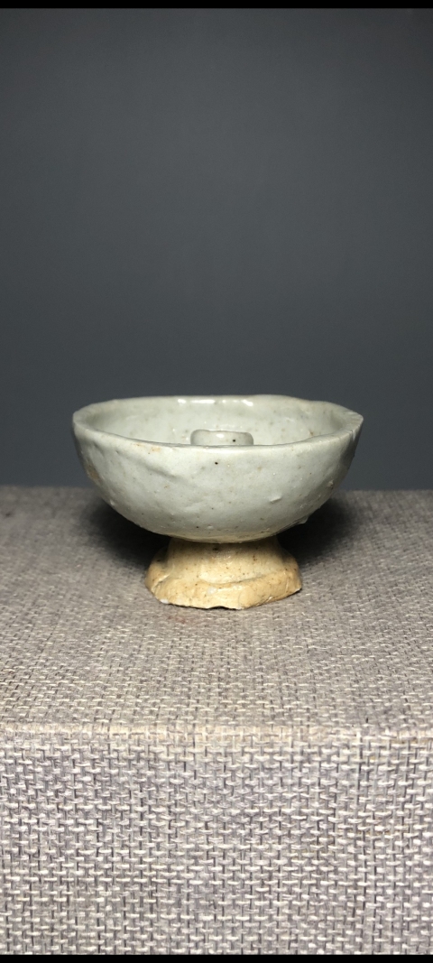 古玩陶瓷【明代】影青燈盞拍賣，當前價格999元