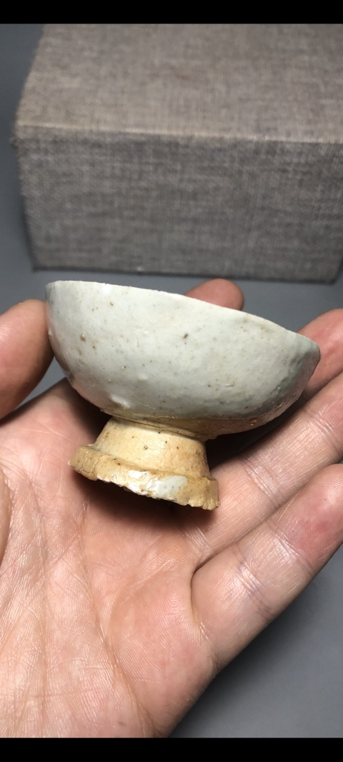 古玩陶瓷【明代】影青燈盞拍賣，當前價格999元