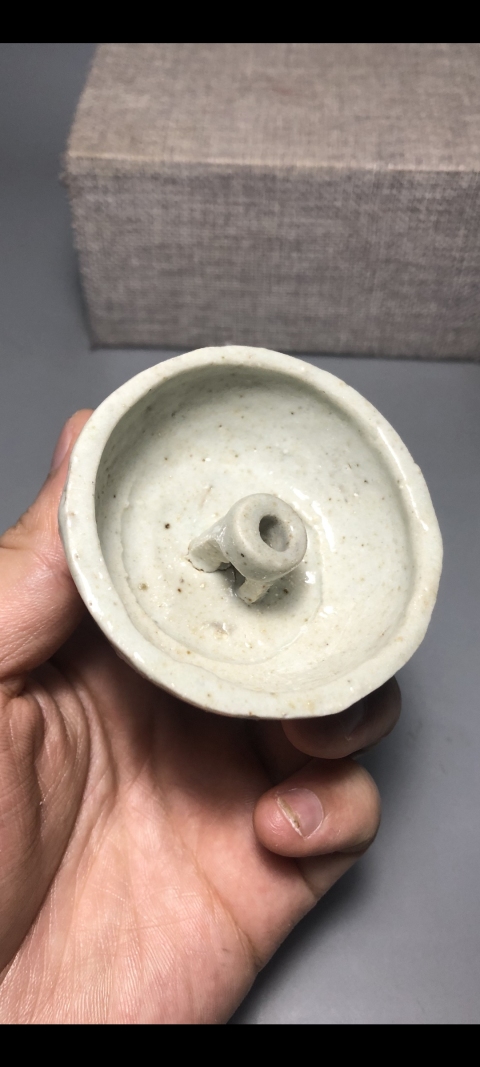 古玩陶瓷【明代】影青燈盞拍賣，當前價格999元