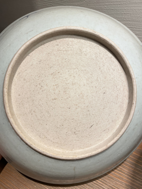 古玩陶瓷清乾隆精品青花人物山水盤(pán)拍賣,當(dāng)前價(jià)格1500元