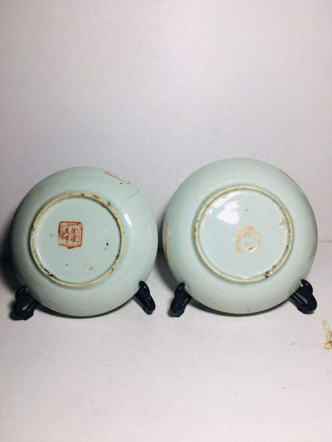古玩陶瓷粉彩壽桃竹葉詩文盤拍賣,當前價格0元