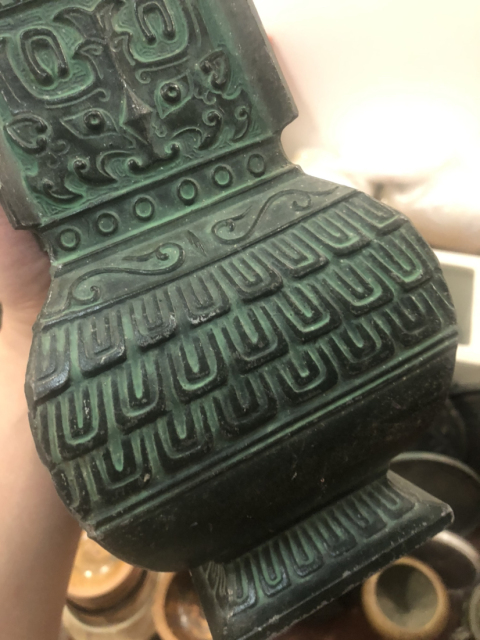 古玩雜項清末銅瓶拍賣,當前價格1688元