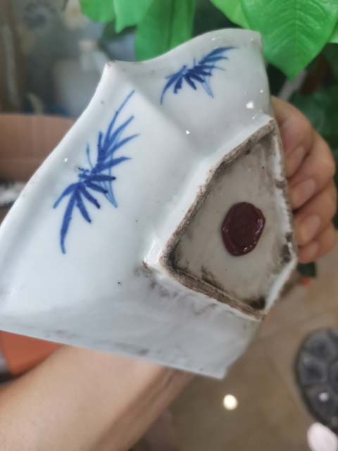 古玩陶瓷纏枝花卉紋青花九攢盤拍賣，當前價格7500元