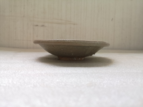 古玩陶瓷景德鎮窯系青白釉唇口盤拍賣,當前價格550元