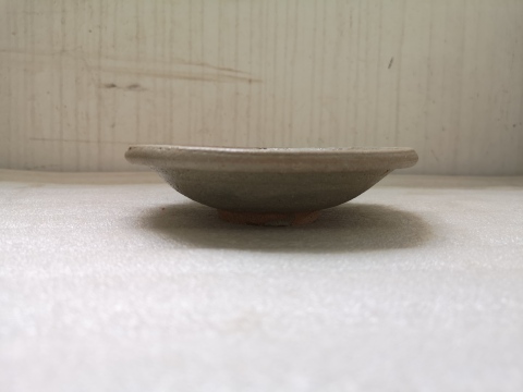 古玩陶瓷景德鎮窯系青白釉唇口盤拍賣,當前價格550元