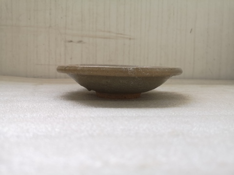 古玩陶瓷景德鎮窯系青白釉唇口盤拍賣,當前價格550元