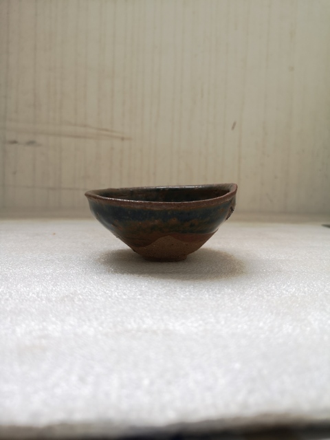 古玩陶瓷建窯系黑釉束口盞拍賣，當前價格580元