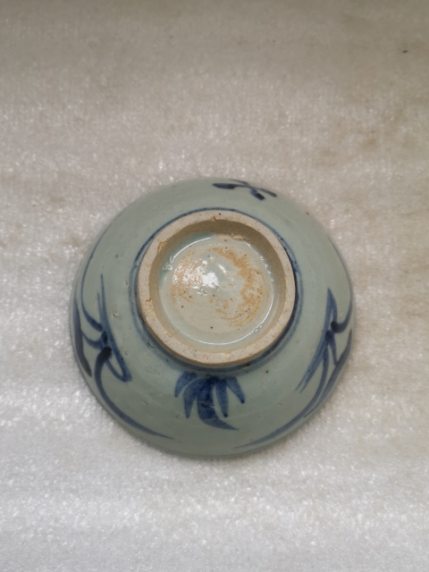 古玩陶瓷青花蘭草紋碗拍賣,當(dāng)前價格850元