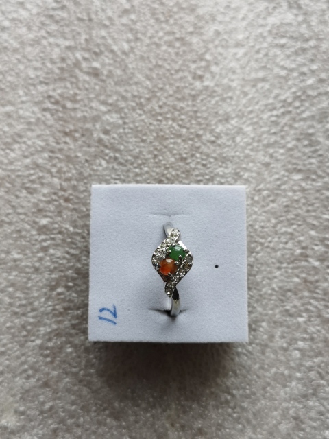 古玩玉器翡翠戒指拍賣,當前價格198元