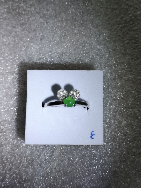 古玩玉器翡翠戒指拍賣，當前價格298元