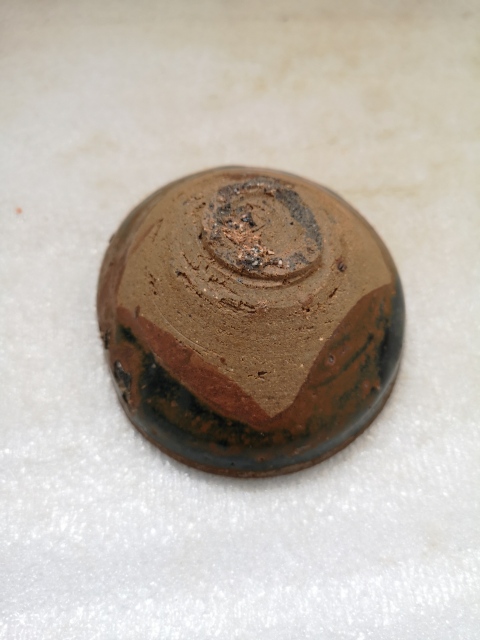 古玩陶瓷建窯系黑釉束口盞拍賣，當前價格580元