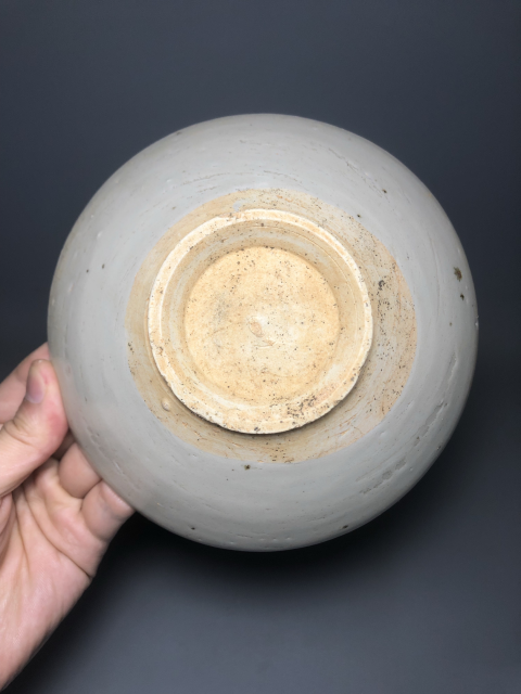 古玩陶瓷【精品】宋代景德鎮(zhèn)窯青白釉六缺斗笠碗【估價(jià)大幾千元】拍賣(mài)，當(dāng)前價(jià)格999元