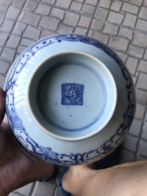 古玩陶瓷青花碗拍賣，當前價格23500元
