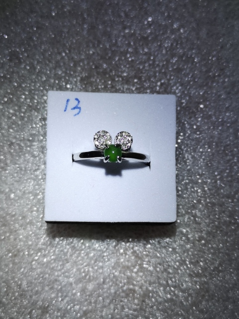 古玩玉器翡翠戒指拍賣，當前價格298元