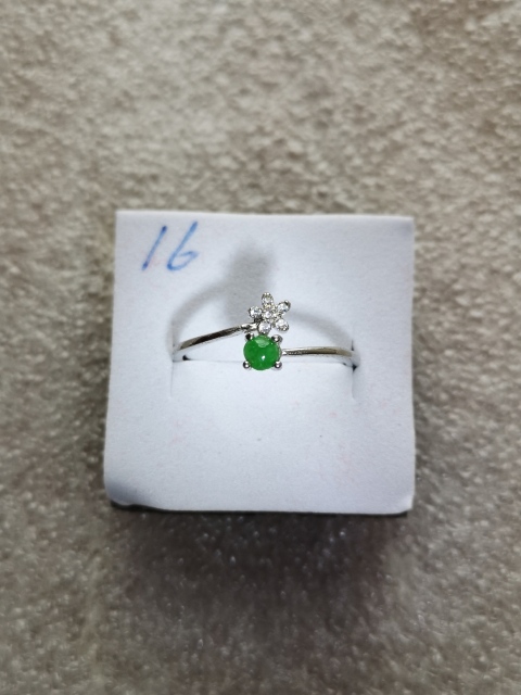 古玩玉器翡翠戒指拍賣,當前價格298元