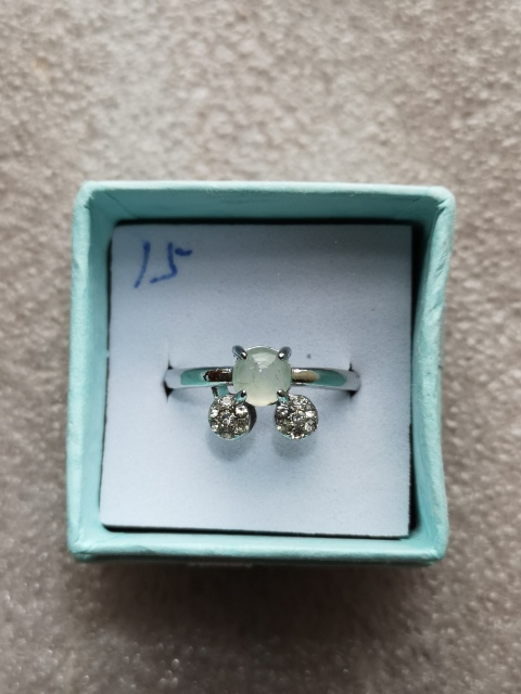 古玩玉器翡翠戒指拍賣,當(dāng)前價格150元