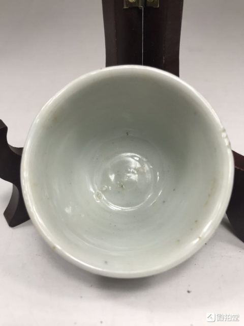 古玩陶瓷青花杯拍賣,當前價格180元