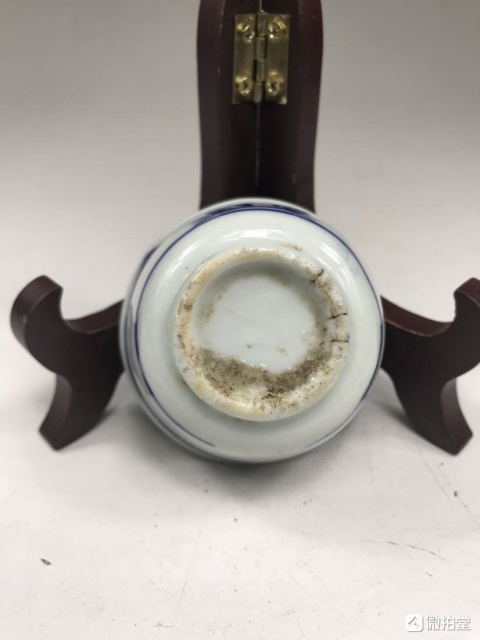 古玩陶瓷青花杯拍賣,當前價格180元