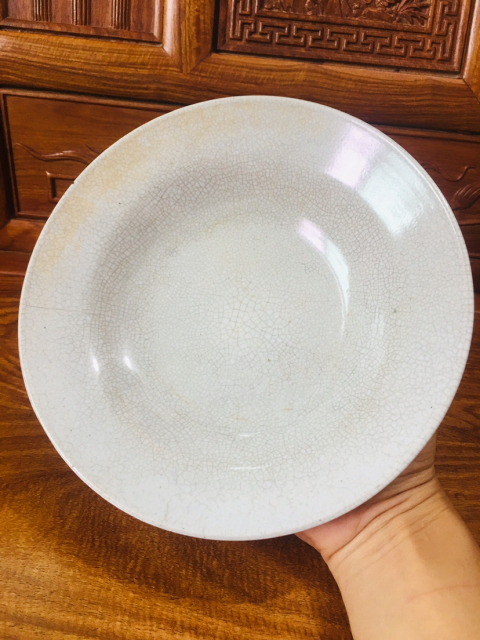 古玩陶瓷哥釉折腰盤拍賣,當前價格0元