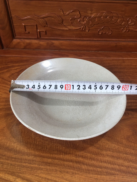 古玩陶瓷哥釉折腰盤拍賣,當前價格0元