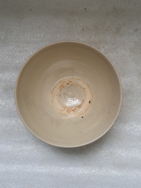 古玩陶瓷磁州窯白釉碗拍賣,當前價格480元
