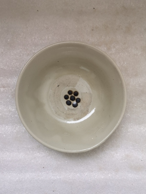 古玩陶瓷磁州窯白底黑釉碗拍賣,當前價格680元