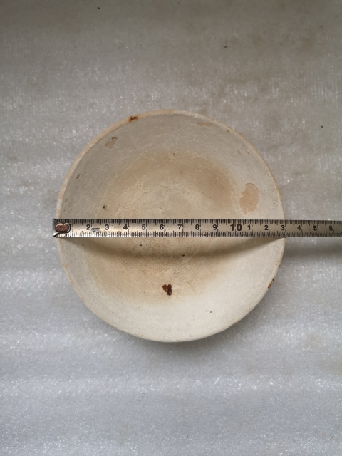 古玩陶瓷磁州窯白釉碗拍賣(mài)，當(dāng)前價(jià)格168元