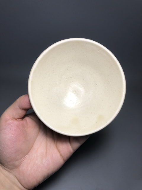 古玩陶瓷【精品】宋代景德鎮窯米黃釉唇口盞【估價大幾千元】拍賣,當前價格999元