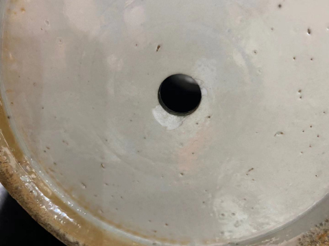 古玩陶瓷粉彩無雙譜紋花口雙獸耳瓶拍賣,當前價格26800元