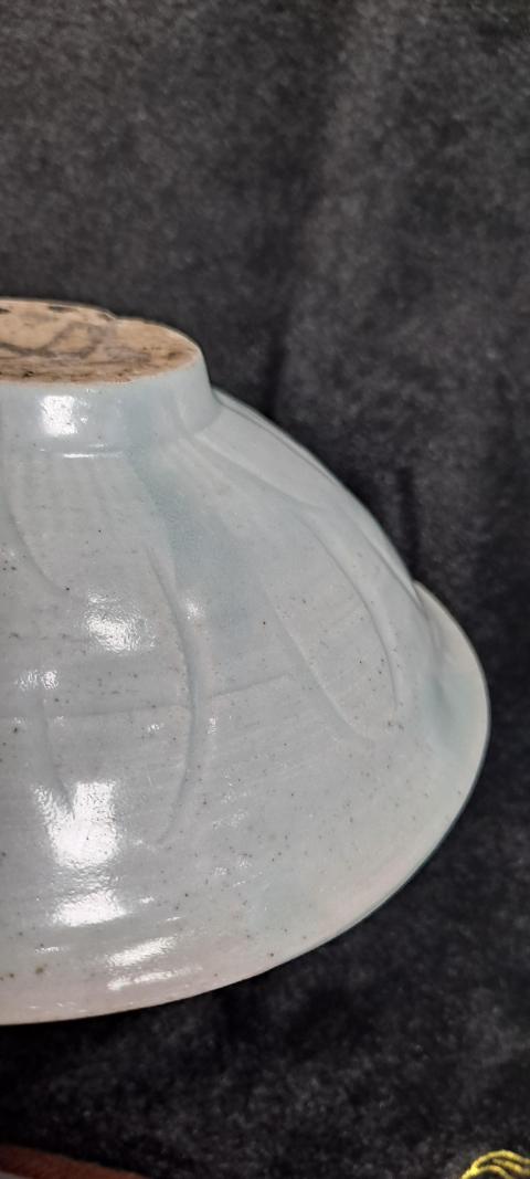 古玩陶瓷青白瓷仰蓮碗拍賣，當前價格2000元