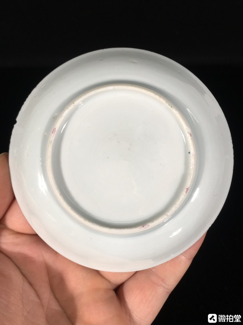 古玩陶瓷雍正粉彩花鳥花卉紋盤拍賣，當前價格1999元