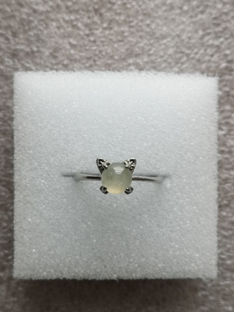 古玩玉器翡翠戒指拍賣,當前價格160元