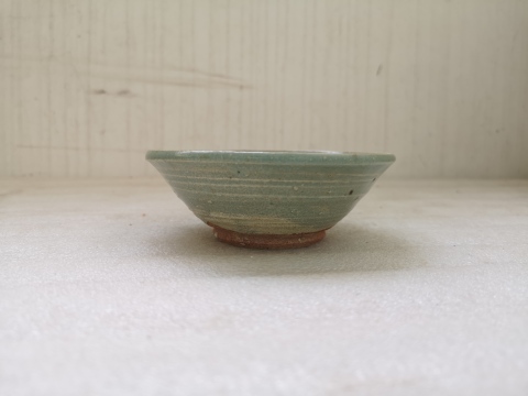 古玩陶瓷元代龍泉窯青瓷盞拍賣,當前價格550元