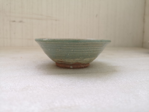 古玩陶瓷元代龍泉窯青瓷盞拍賣,當前價格550元