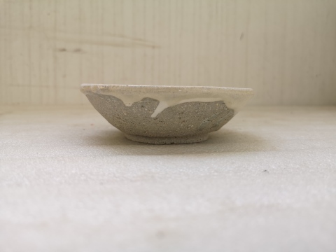 古玩陶瓷磁州窯白釉盞拍賣，當前價格580元