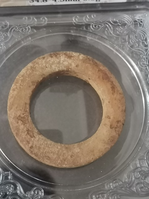 古玩雜項漢代玉環玉佩一對拍賣，當前價格999元