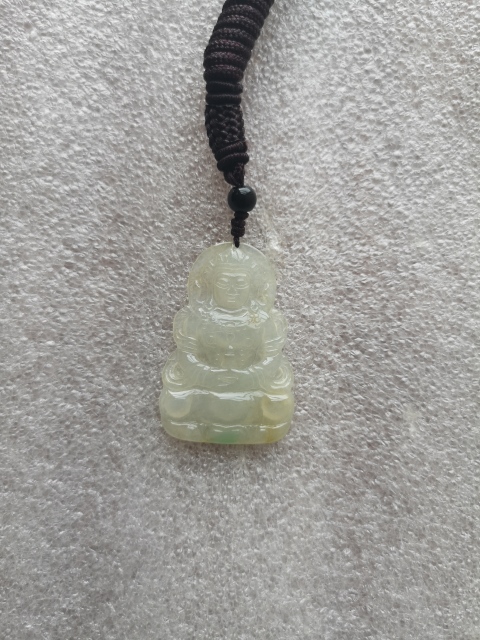古玩玉器翡翠觀音拍賣，當前價格550元