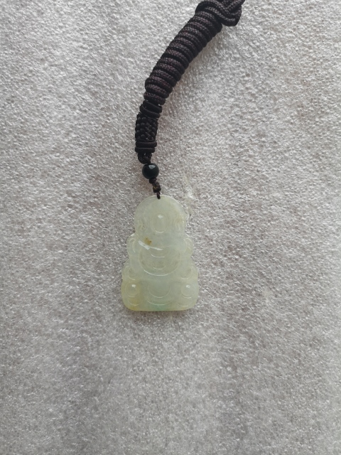 古玩玉器翡翠觀音拍賣，當前價格550元