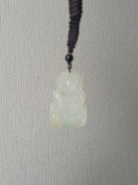 古玩玉器翡翠觀音拍賣，當前價格550元