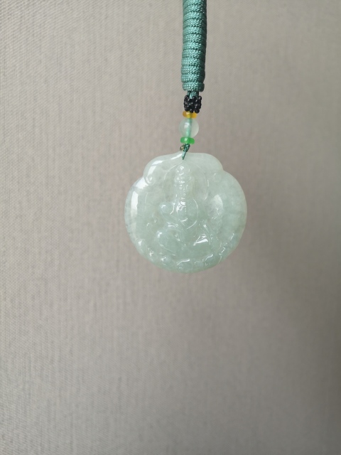 古玩玉器觀音牌子拍賣，當前價格550元