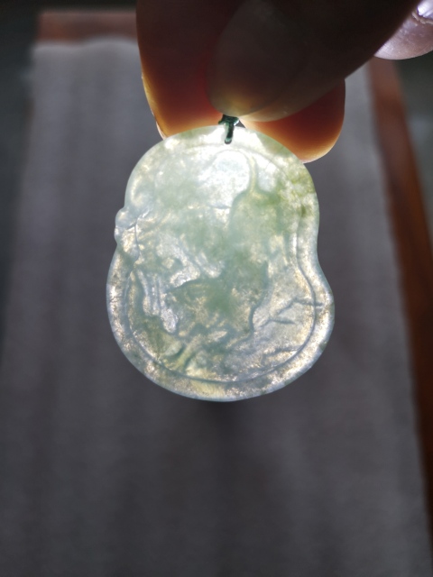 古玩玉器翡翠虎牌子拍賣,當前價格398元